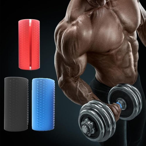 Thick Fat Barbell Silicone Grips Home Gym Arm Wrap Bar Dumbbell Grip
