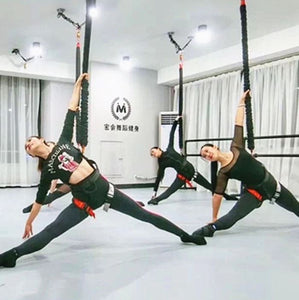 PRIOR FITNESS 36KG - 91KG S/M/L Gravity Yoga Bungee Dance Workout Trainer Gym Fitness Equipment Resistance Band Training