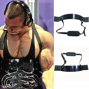 Weightlifting Arm Blaster Adjustable Aluminum Bodybuilding Gym Equipment Bomber Bicep Curl Triceps Muscle Training Fitness